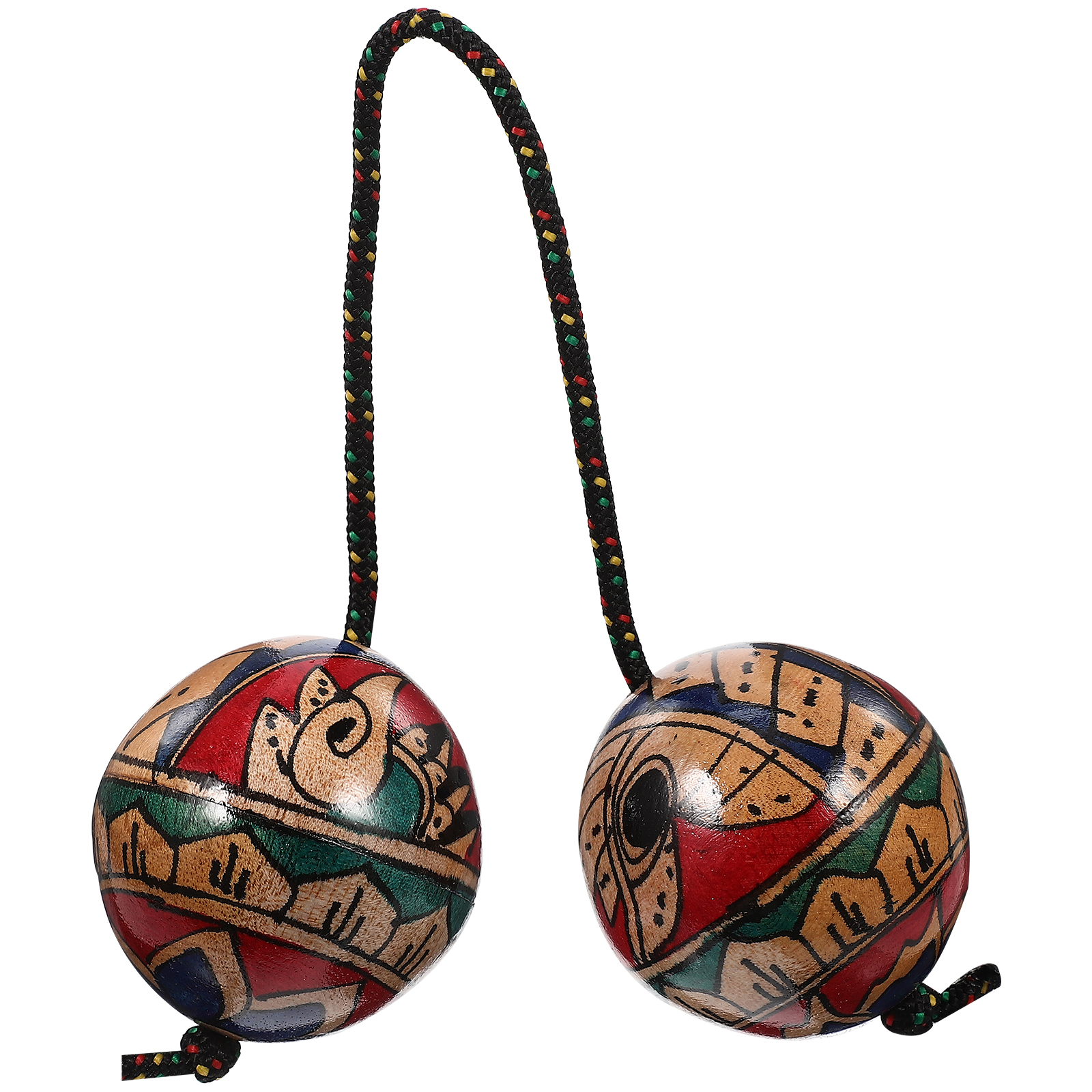 Handprint Asalato Aslatua Kashaka Instrument African Shaker Double